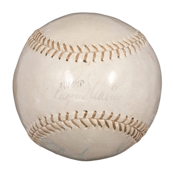Roger Maris & Elston Howard Dual Signed Baseball (PSA/DNA)